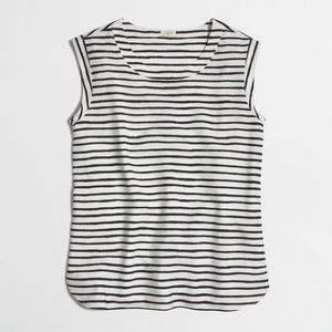 J.Crew Striped Drapey Sleeveless Top